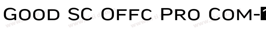Good SC Offc Pro Com字体转换